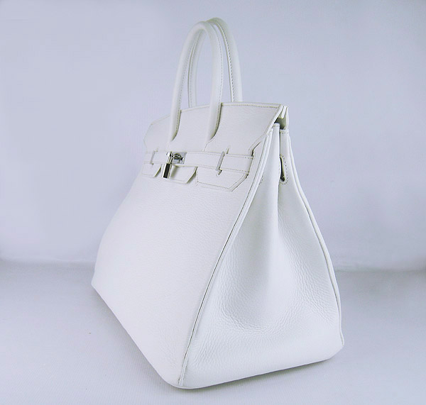 Replica Hermes Birkin 40CM Togo Bag Light White 6099 Online